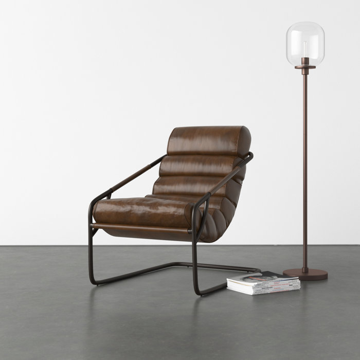 AllModern Ottawa Leather Armchair Wayfair